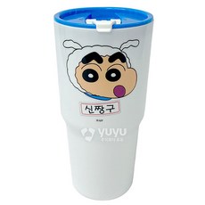 짱구 리유저블 컵, 흰색, 1개