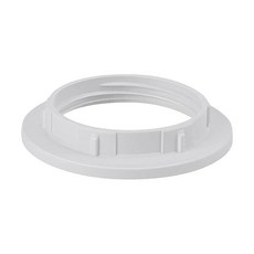 GHSHOP 라이트 소켓 쉐이드 링 소켓 링 경량 전등 설비 용 견고한 램프 부품 E26 소켓 용 램프 쉐이드 어댑터 링, 하얀색, 58x10mm, ABS, 1개