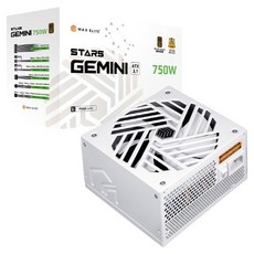 맥스엘리트 맥스엘리트(MAXELITE) STARS GEMINI 750W 80PLUS브론즈 ATX3.1 화이트, 선택하세요