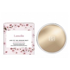 Lamelin AIR FIT NO-SEBUM PACT 控油蜜粉餅, 淺米色, 1個