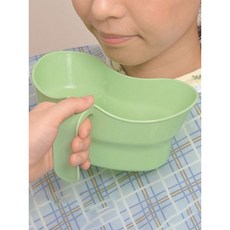 환자 양치 받침대 노인 간병 단일 880ML 구강위생, 1개, 그린 1개