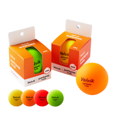 볼빅 국산 공인인증구 3피스 무광 파크골프볼, 옐로우, 1개, 1개입