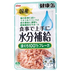 AIXIA 愛喜雅 健康餐包 貓餐包 40g, 12個, 水分補給3號-鮪魚片狀40g, 3號-鮪魚片狀
