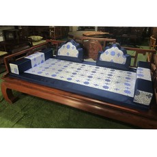 전통보료 오색모빌 왕실 A. 레드 파이브 드래곤 그룹은 색상과 맞지 F. 5050 쿠션, 다크블루플랫블루앤화이트플로럴