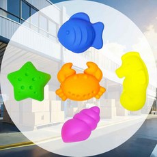 모래놀이 모양틀 (바다 속 이야기) 스트레스해소 촉감놀이 마르지않는모래 모래장난감 안전한모래 마법모래