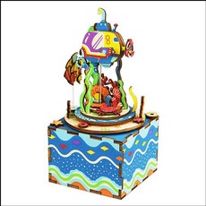 DIY MDF 무빙 오르골 해저 탐험, 상세페이지 참조