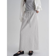 [국내매장정품] 에잇세컨즈 8SECONDS 솔리드 저지 스커트 그레이 355927LC13 141901