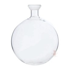 半球磨砂燒瓶 玻璃燒瓶 實驗室燒瓶, 1個, 500ml 磨砂35/20, 500ml