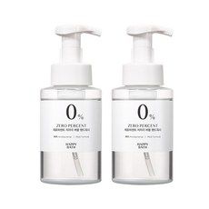 해피바스 제로퍼센트 저자극 버블 핸드워시, 500ml, 2개