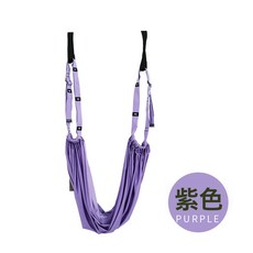NBMY 空中瑜伽吊繩 居家健身瑜伽懸吊訓練, 升級二代紫色, 1個