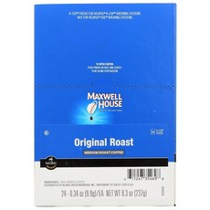 Maxwell House Blend 미디엄 로스트 K컵 커피 포드 캡슐 100개 140491, 24개 (1팩), 클래식 로스트