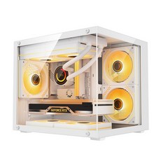 玻璃側透 電腦機殼, 1個, T13白色