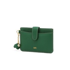 [국내백화점 매장정품] 닥스 DAKS WOMENS ACCESSORIES 젤라 그린 소가죽 플라워 참장식 카드지갑 DCHO6E020E2 106276