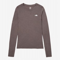 노스페이스 여성 메리노 울 롱슬리브 크루 790