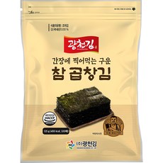 광천김 간장에 찍어먹는 구운 참 곱창김, 125g, 1개