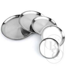 님아 캠핑 스텐 접시 스텐식기, 17cm