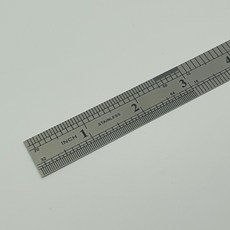 쇠자 철자 스틸자 15cm, 1
