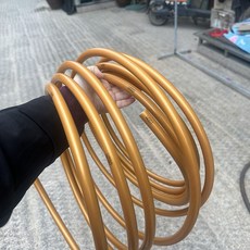 자이언트 플라워 줄기 메타폴 PVC 풍선아치 DIY 조형 파이프, 1개, J. 1620 모양 파이프 5m 금색