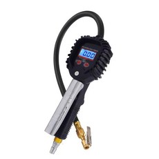 오토바이 차량용 디지털 타이어 공기압 게이지 인플레이터 건, 1. 255PSI, 1개