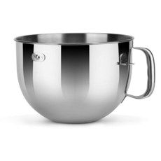 키친에이드 7쿼트와 호환되는 스테인리스 스틸 리프트 볼 인체 공학적 손잡이와 뚜껑이 있는 믹싱, Silver Lift Bowl