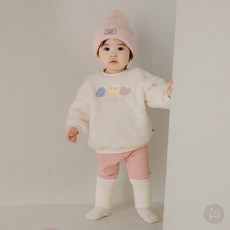 HAPPY PRINCE POE 毛毛套裝 嬰幼兒可愛連帽衫與長褲, 1個