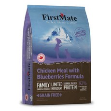 FirstMate 第一饗宴 無穀低敏雞肉藍莓全貓配方飼料, 雞, 4.54kg, 1包裝