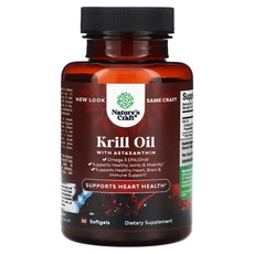 Nature's Craft Krill Oil with Astaxanthin 30 Softgels, 1개