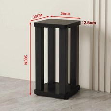 스피커 스탠드 받침대 사운드바 오디오랙 우퍼 스피커받침대 거치대 선반, 1, M. 50cm 50E 정사각형