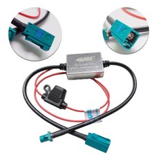 호환 라디오 인라인 안테나 신호 증폭기 CC 12V/24V 70-110MA 88-108MHz ANT-208FAKRA FMAM, 01 CHINA