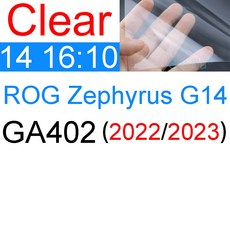 ROG 제피러스 G14 G15 G16 M15 M16 S15 S17 듀오 GA605 GU605용 스크린 보호 필름 HD 클리어, Clear 7