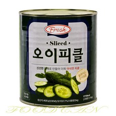 그리너리 후레쉬 오이피클 슬라이스 3kg, 1개