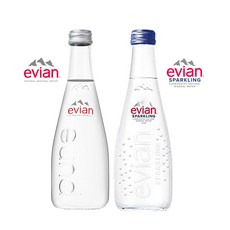 에비앙 로스카 330ml 1병+에비앙 스파클링 330ml 1병 (2병1set), 1세트