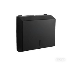 업소용 대형 스텐 점보롤 케이스 화장지 휴지 디스펜서, 페이퍼무광블랙, 1개, 블랙