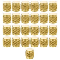 [ 916537 ] YTKavq 0.6cm(1/4인치) SAE 냉동 액세스 밸브 캡 HVAC 에어컨 시스템 액세서리용 고무 씰이 있는 서비스 캡 25개