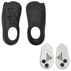 코지치 아치 보조 바른자세 신발 깔창, 블랙, 2세트