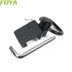 슬링 마운트 전술 금속 오프셋 장착 어댑터 레일 퀵 릴리스, 1개, 14. Type B BK QD buckle