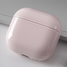 플레이360 에어팟 4 생팟느낌 세라미 케이스 / 외부PC + 내부실리콘 멀티구조 케이스, 베이비핑크, 1개, 에어팟4 세라미케이스