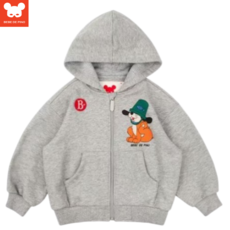 (백화점 정품) 베베드피노 아동용 긴팔 후드 집업 점퍼 남녀공용 유아 키즈 자켓 트레이닝 봄 가을 간절기 등원 유치원 상하복 세트