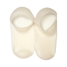 쿠쿠스토어 보습 발 양말 건조하고 갈라진 위한 실리콘 마사지 기능이 있는 여성, 03 Orange, 1