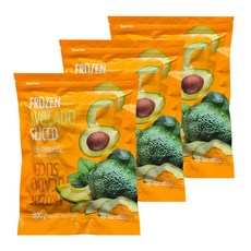 웰루츠 냉동 아보카도 슬라이스, 3개, 500g