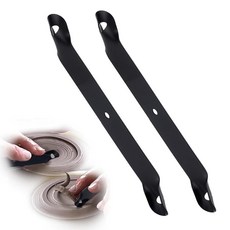 HOBBIESAY 도자기 트리밍 도구 2개 포터용 날카로운 도구 스테인리스 스틸 세라믹 더블 엔드 트림 및 예술가용 306438 8999169539, HOBBIESAY 도자기 트리밍 도구 2개, 포터용 날