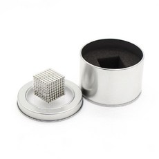 비즈 마그네틱 취미 자석 구슬 블록 성인용, 3 mm실버 512장+아이언 박스