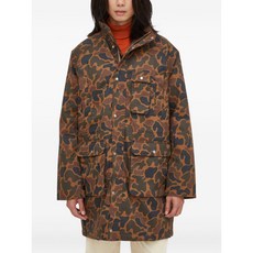 레두 카무플라주 패턴 패딩 코트