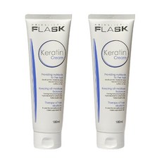 플라스크 케라틴 크림 180ml / 헹구지않는트리트먼트, 2개