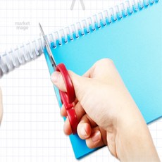 꼼블리마켓 셀프 제본 바인더링 플라스틱제본링, 블랙 10mm