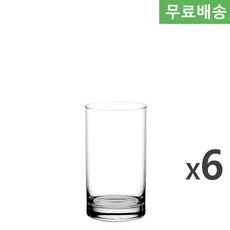 6p BOX 오션글라스 롱 쿨 하이볼 B00208 245ml 오션 롱 쿨 맥주잔 홈카페잔 우유컵 주스컵 조주기능사글라스, 6개, 투명