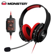 Monster Knight X300P 頭戴式電競耳機 舒適頭戴設計 高靈敏度麥克風 精準音效定位