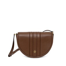 발리 로고 디테일 레더 크로스 백