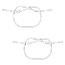 모슈아 시리얼 멀티 스트랩, 2개, 엔틱화이트, 원형타입