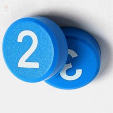 이프로컬렉션 숫자 자석홀더 10p 블루 숫자카운터기